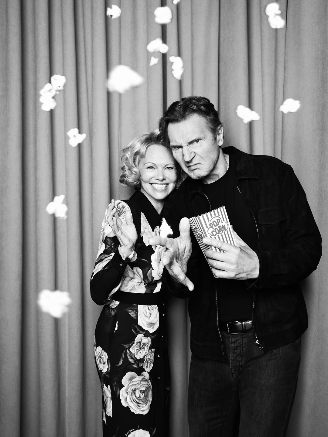 Pamela Anderson și Liam Neeson, cel mai nou cuplu de la Hollywood. Cum a reacționa fiul actorului