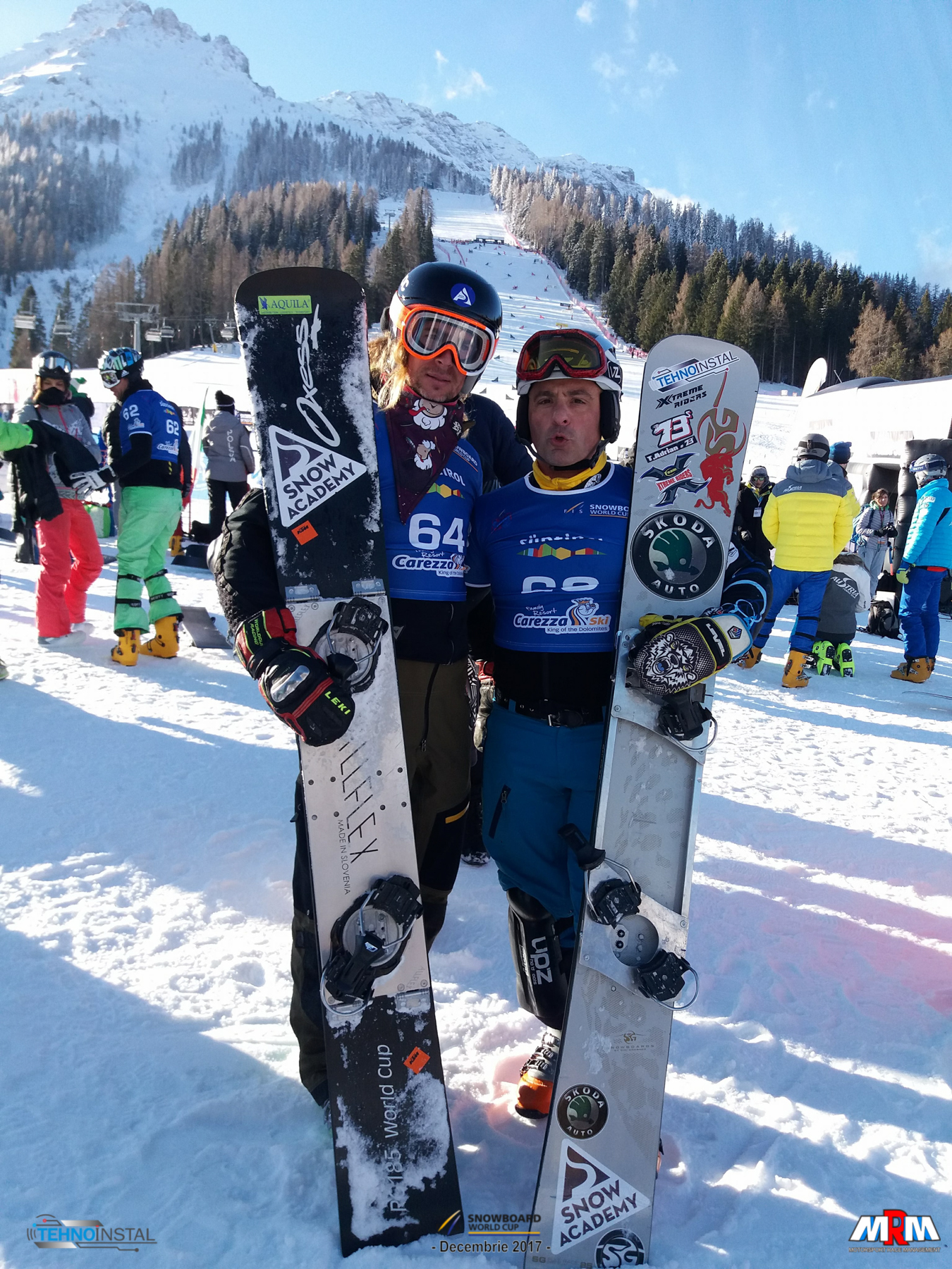 FOTO&VIDEO / Doi români participă la Campionatul Mondial de Snowboard: Adrian Teodorescu și Toma Zaharescu concurează la Cortina d’Ampezzo