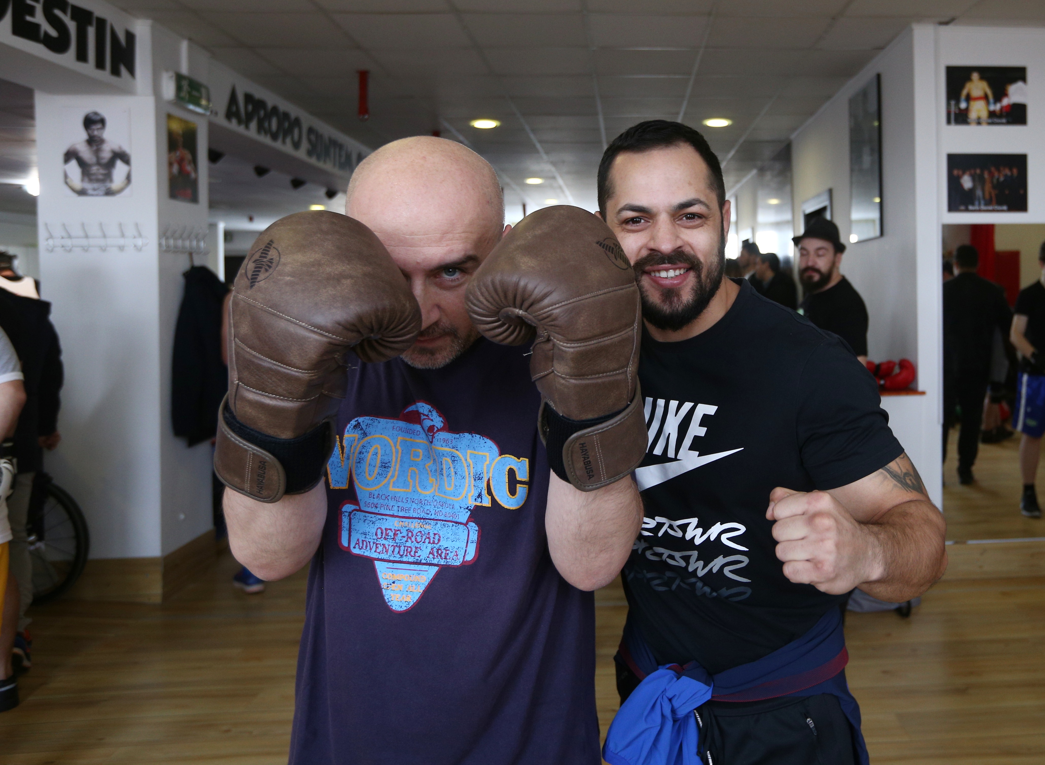 Mihai Dobrovolschi a urcat în ring și a luptat două minute pentru o cauză nobilă | GALERIE FOTO