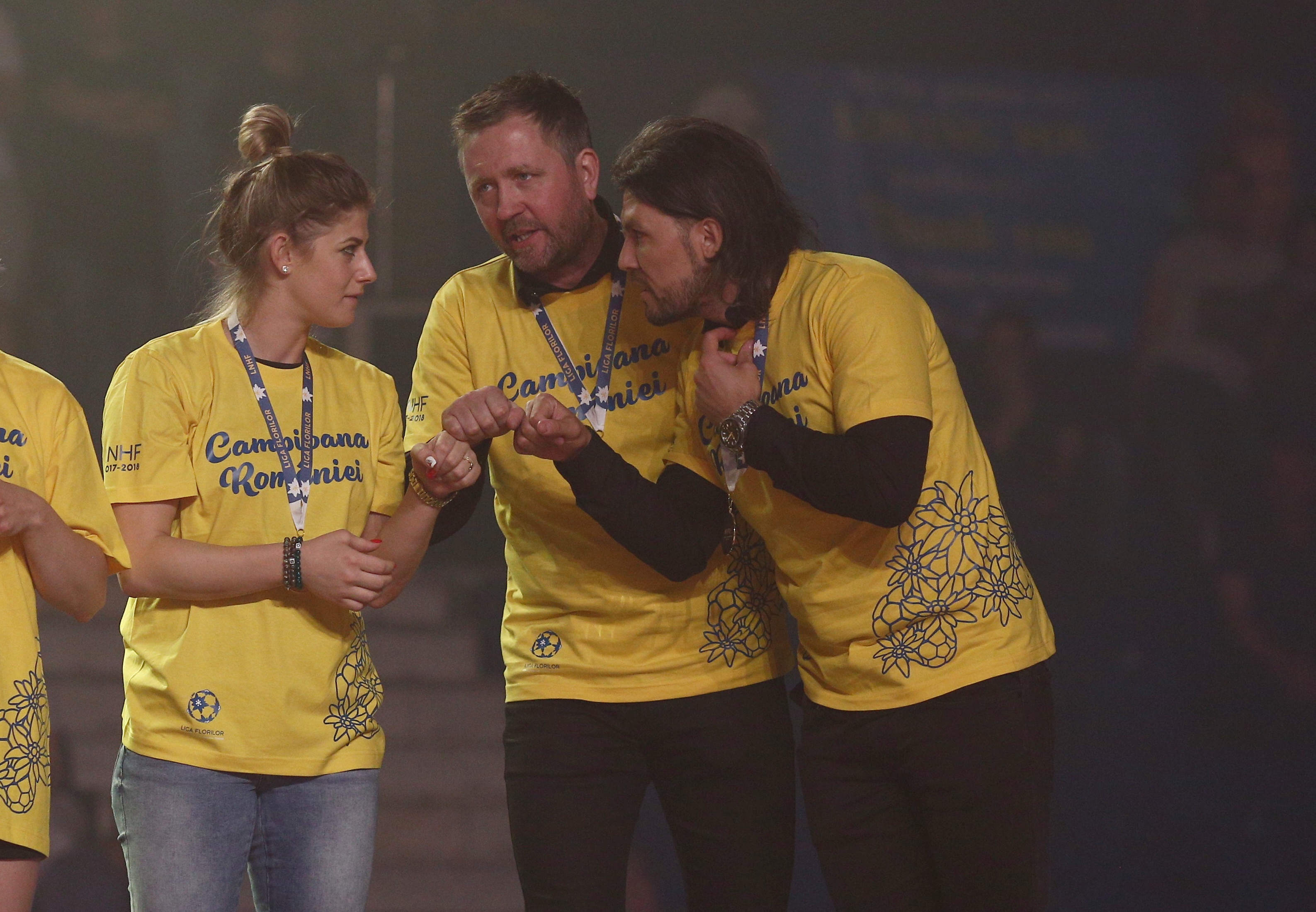 Petrecerea de titlu a handbalistelor CSM București. Au primit medaliile de campioane ale Ligii Naționale de handbal feminin