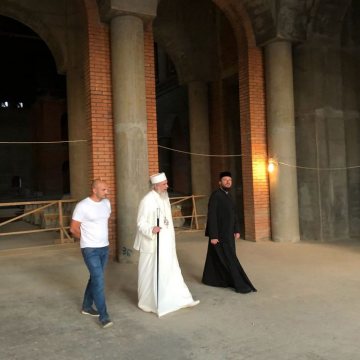Patriarhul României a vizitat şantierul Catedralei Naţionale