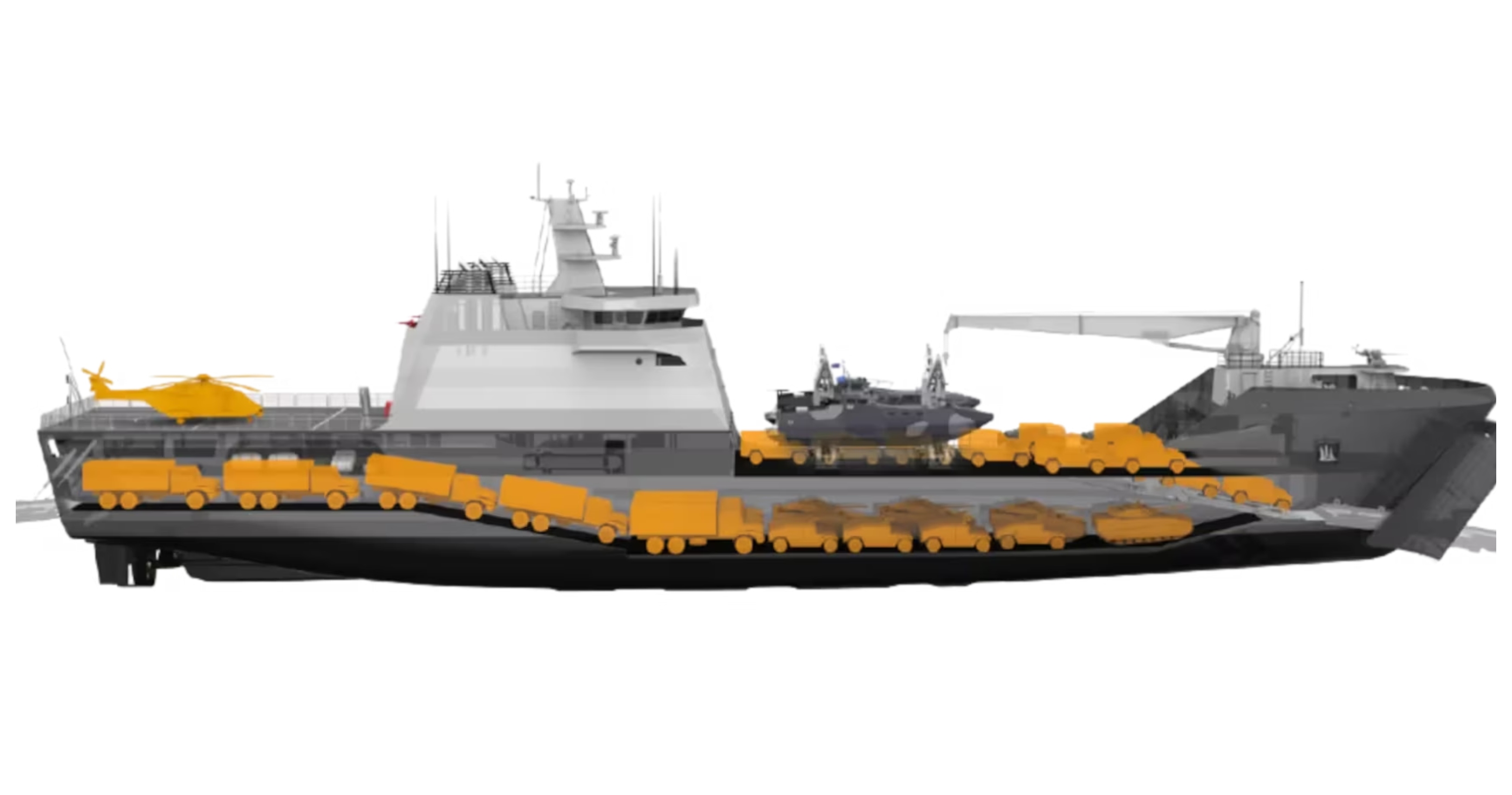 Damen LST-100 concept art