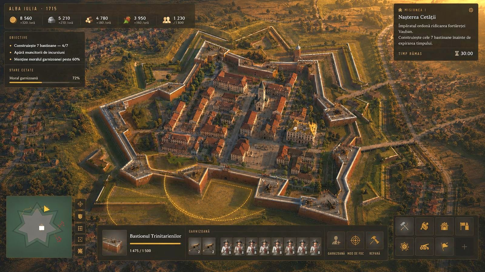 Primul joc de strategie despre istoria unui oraș românesc făcut de AI se bazează pe regulile din celebrul Age of Empire. Cetatea Alba Carolina, într-o destinație digitală
