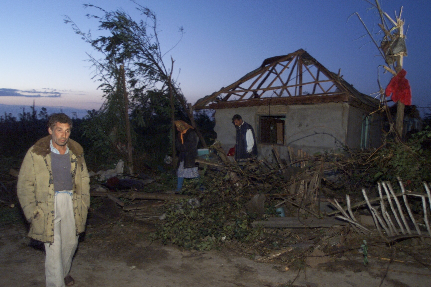 Tornadă în Ialomița. Comuna Făcăeni, distrusă de a doua vijelie în 15 ani