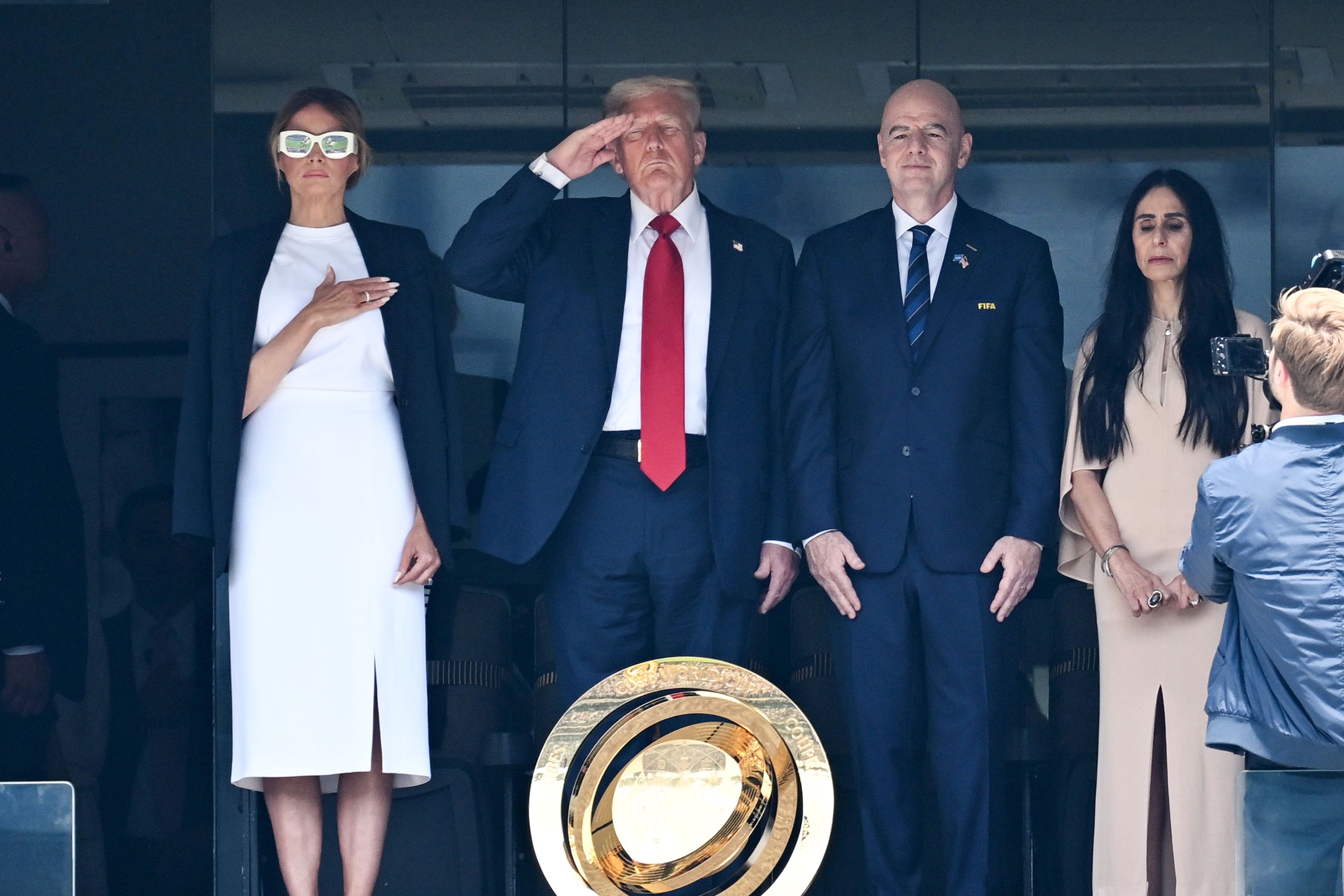 Melania Trump a atras din nou toate privirile. Cum a apărut în tribune la finala Campionatului Mondial al Cluburilor 2025