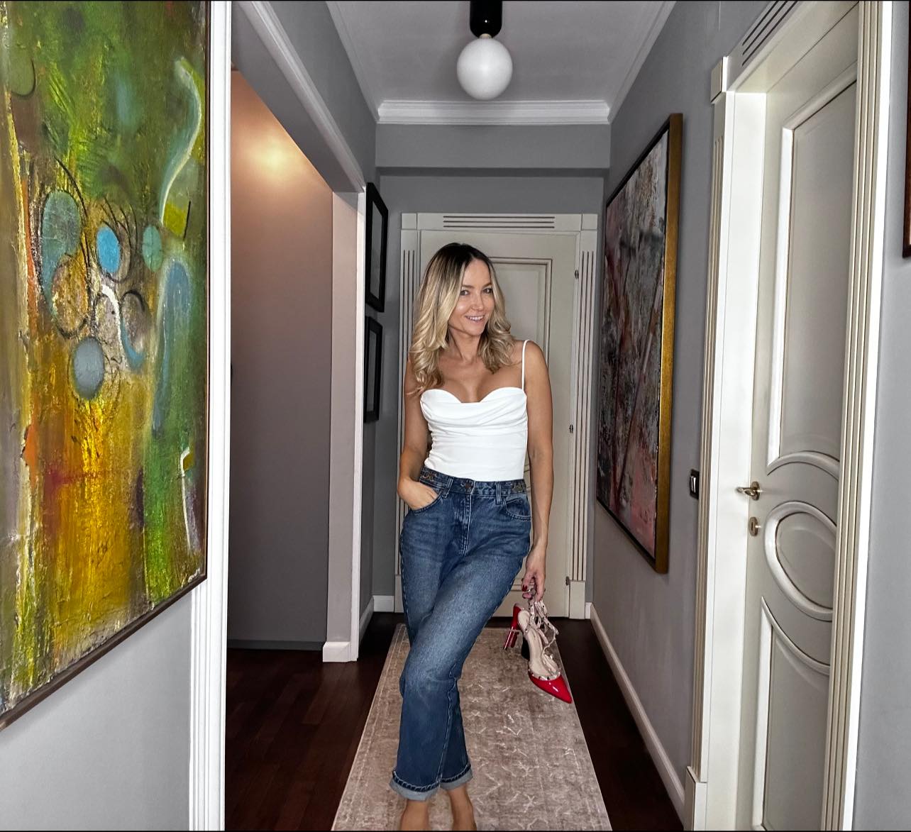 Imagini din casa Octaviei Geamănu și a lui Marian Ionescu. Vila valorează peste 400.000 de euro