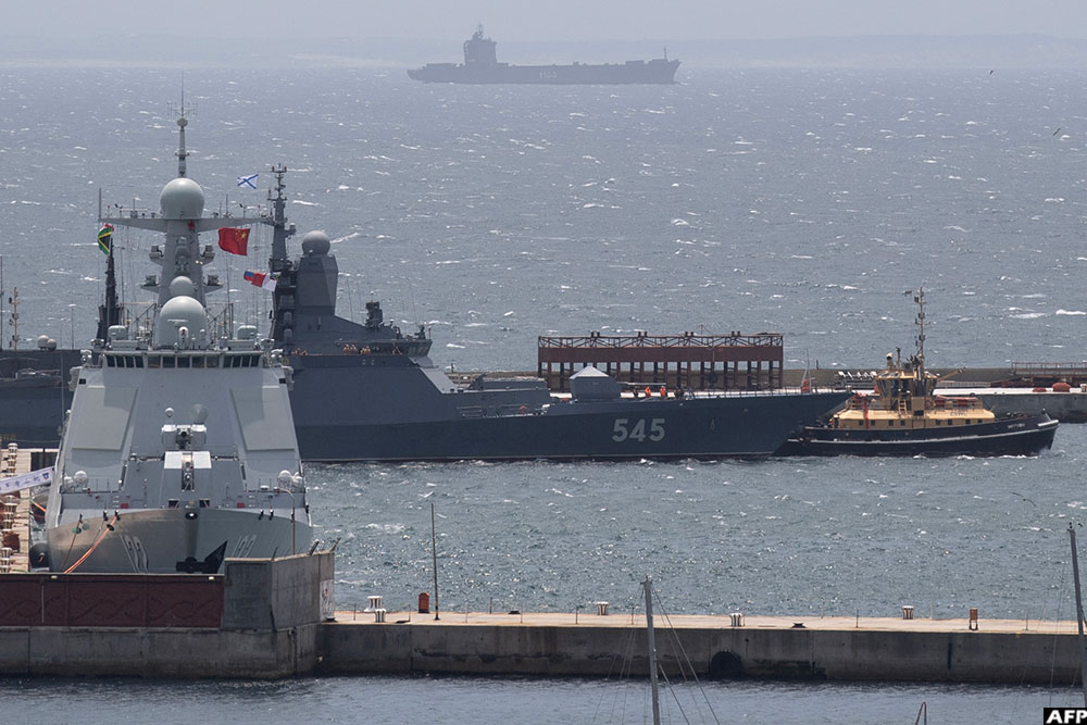 Tensions grow as U.S. blasts South Africa for allowing Iran in naval drills