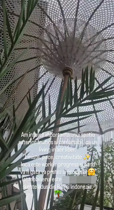 Cum arată curtea cu piscină a Lorei și a lui Ionuț Ghenu. Artista a decorat totul în stil balinez. „Absolut tot ce iese din mâinile lor este artă”