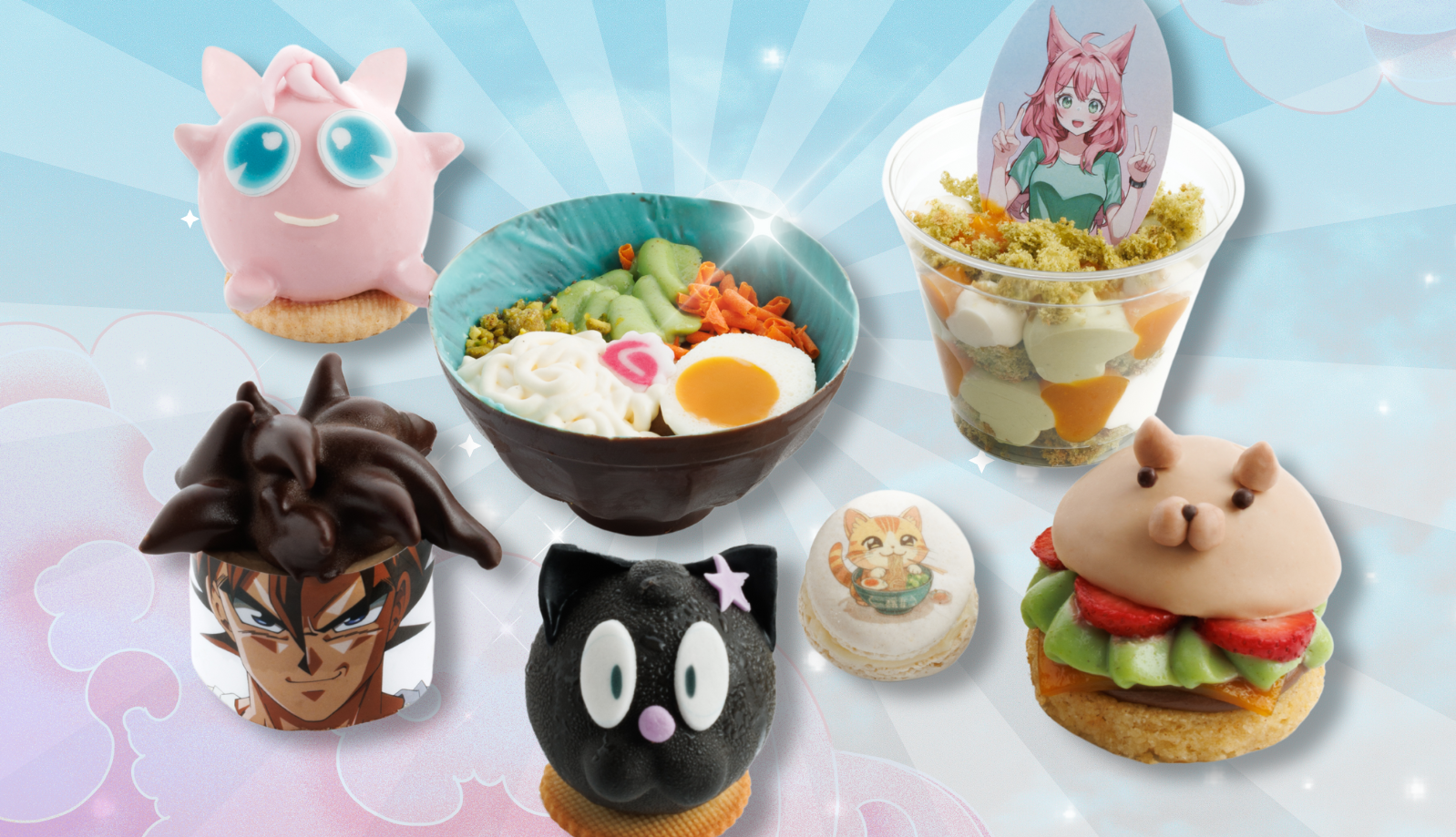 A Sugar! cukrászda designer sütikollekciója most Anime témában vár