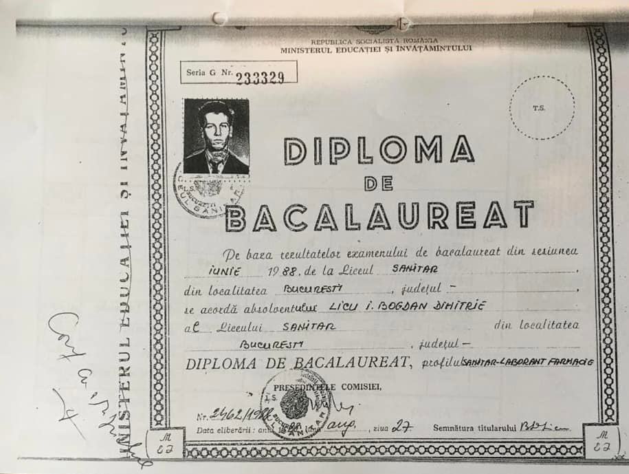 DOCUMENTE. Ce note a avut la BAC Bogdan Licu, noul judecător la Curtea Constituțională, propus de PSD: 5 la Limba română