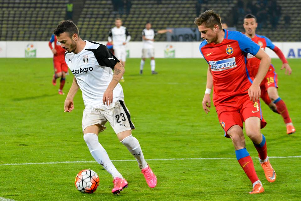 Cupa Ligii, semifinale, tur: Steaua - Astra 1-0. ^Șumudică: ”Dacă vor, facem un pact. Le dau calificarea pentru o victorie sau un egal duminică”