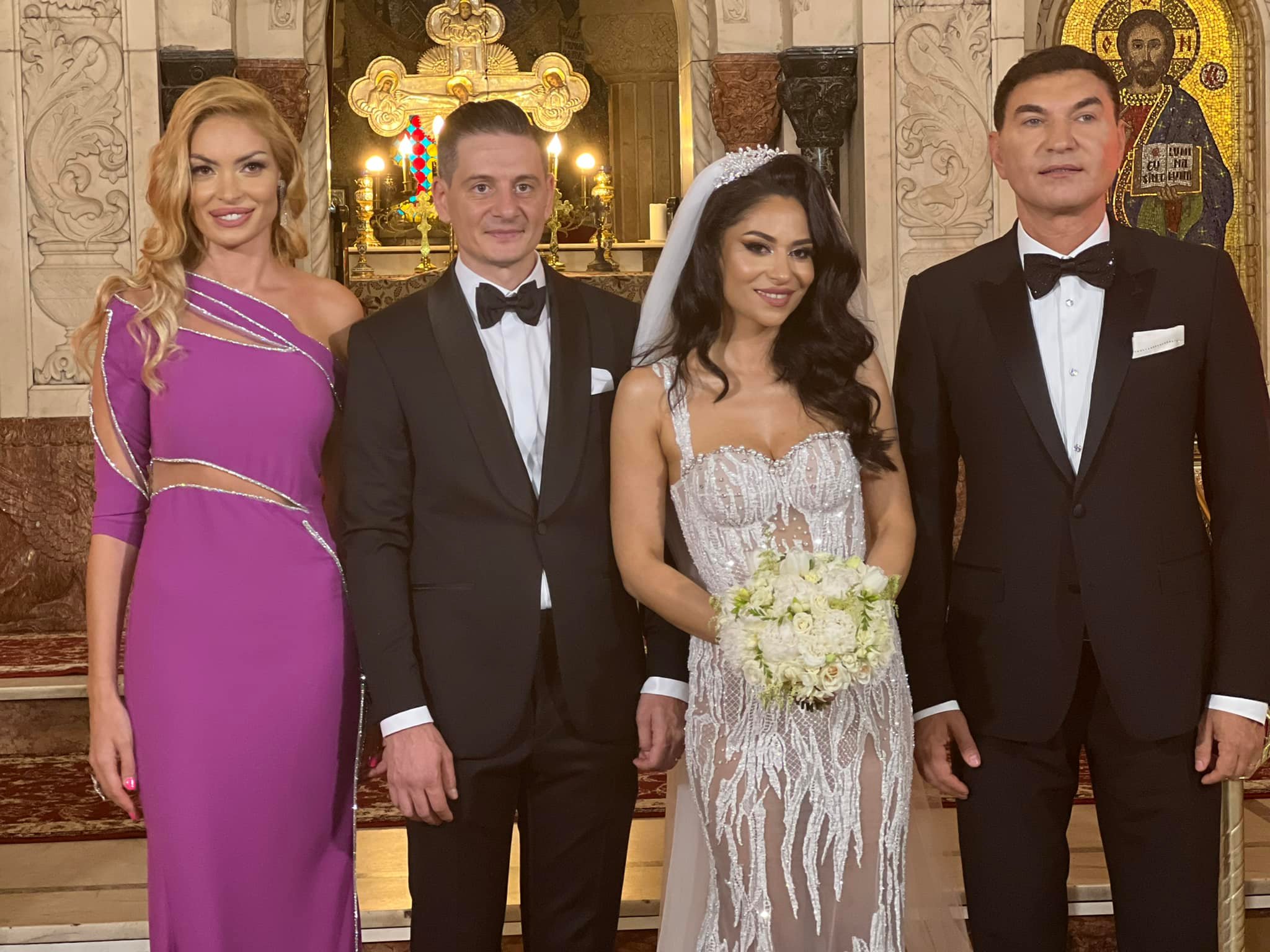 Prezentatoarea Nasrin Ameri s-a căsătorit religios. Nașii Valentina Pelinel și Cristi Borcea au atras atenția tuturor