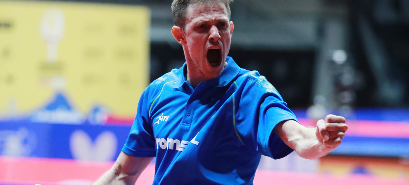 PERFORMANȚĂ DE SENZAȚIE! Ovidiu Ionescu este vicecampion european la tenis de masă. A pierdut finala cu legendarul Timo Boll / VIDEO