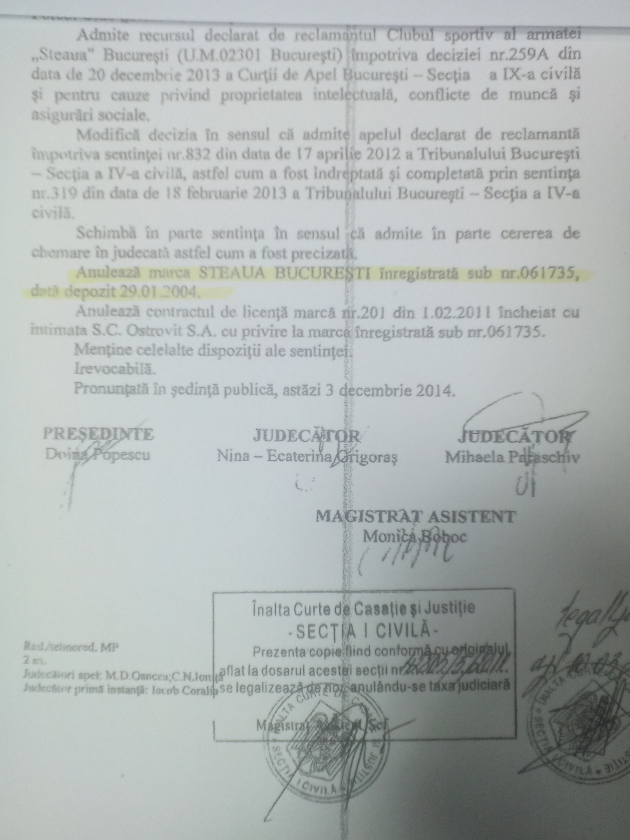 Războiul Steaua - Armată. Iată hârtiile care arată că Gigi Becali a pierdut și palmaresul, nu doar sigla! / GALERIE FOTO