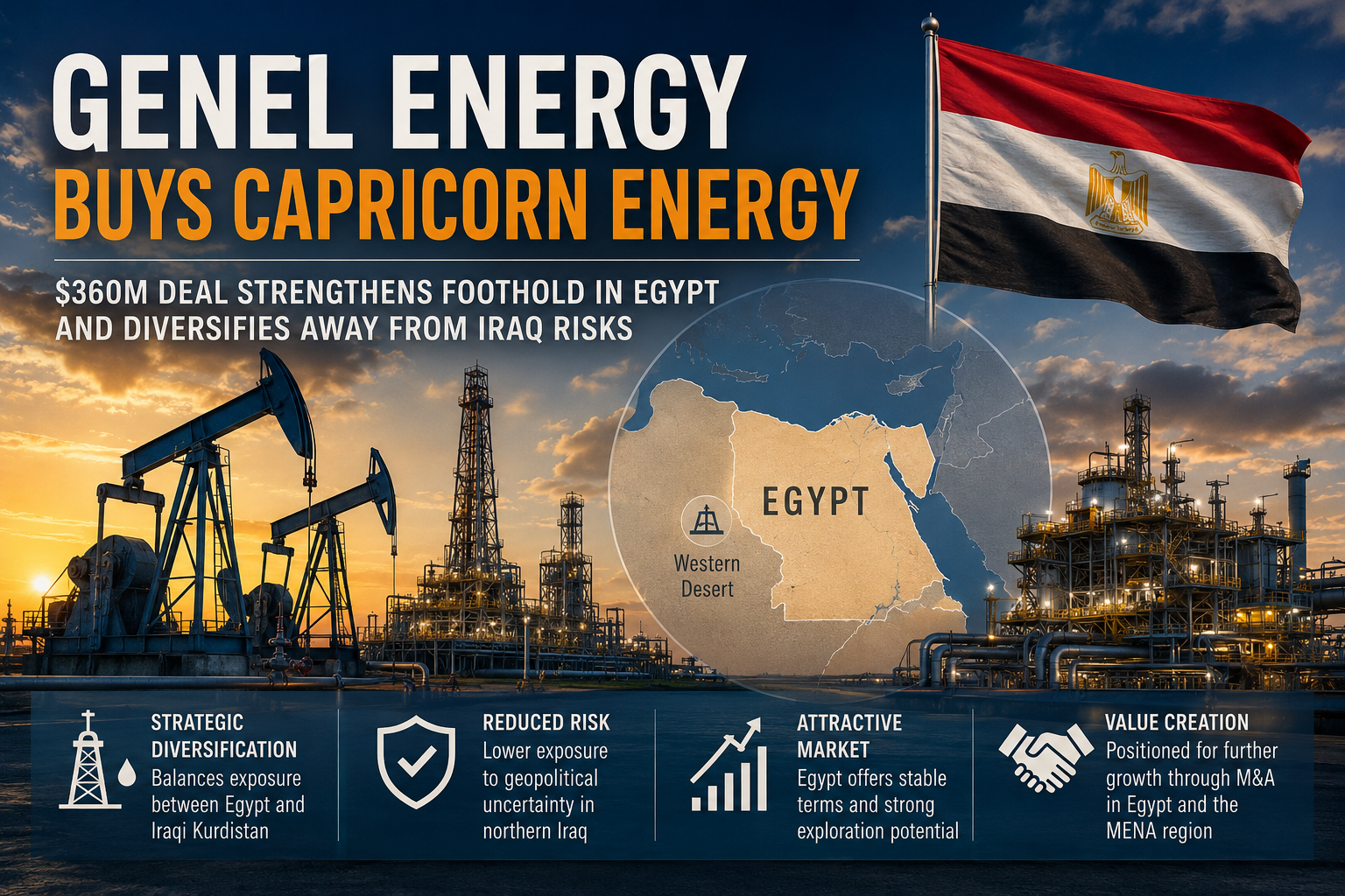 UK-listed oil producer makes $360 million bet on Egypt as geopolitical risks reshape energy investment