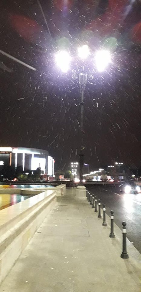 FOTO| Prima ninsoare în București din 2018