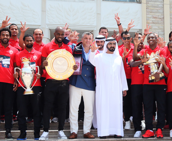 FOTO/VIDEO Cosmin Olăroiu, primit ca un șef de stat de Prințul Dubaiului