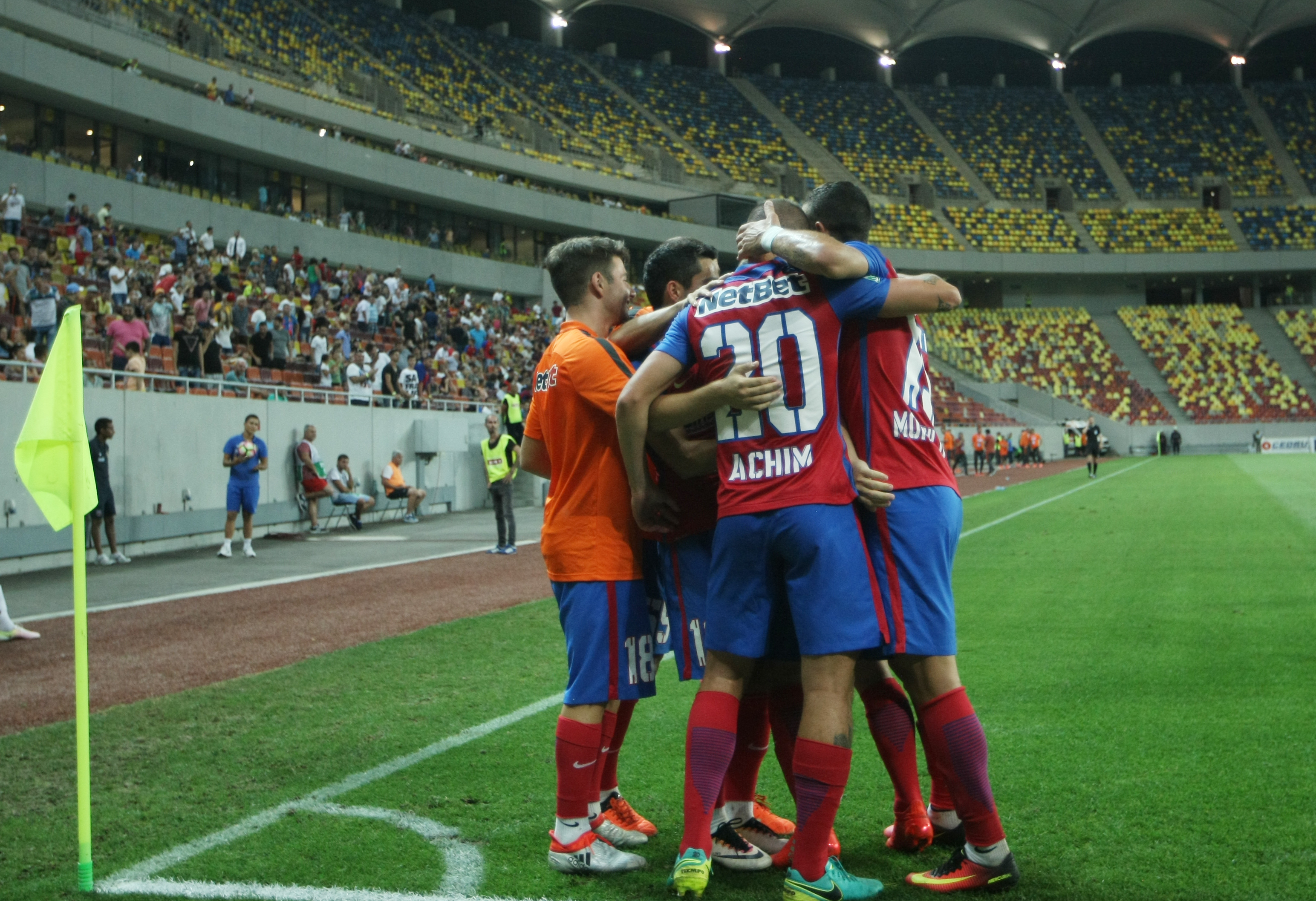 Steaua - Chiajna 1-0. Vlad Achim: ”A fost destul de greu să ne revenim după euforia calificării” | GALERIE FOTO
