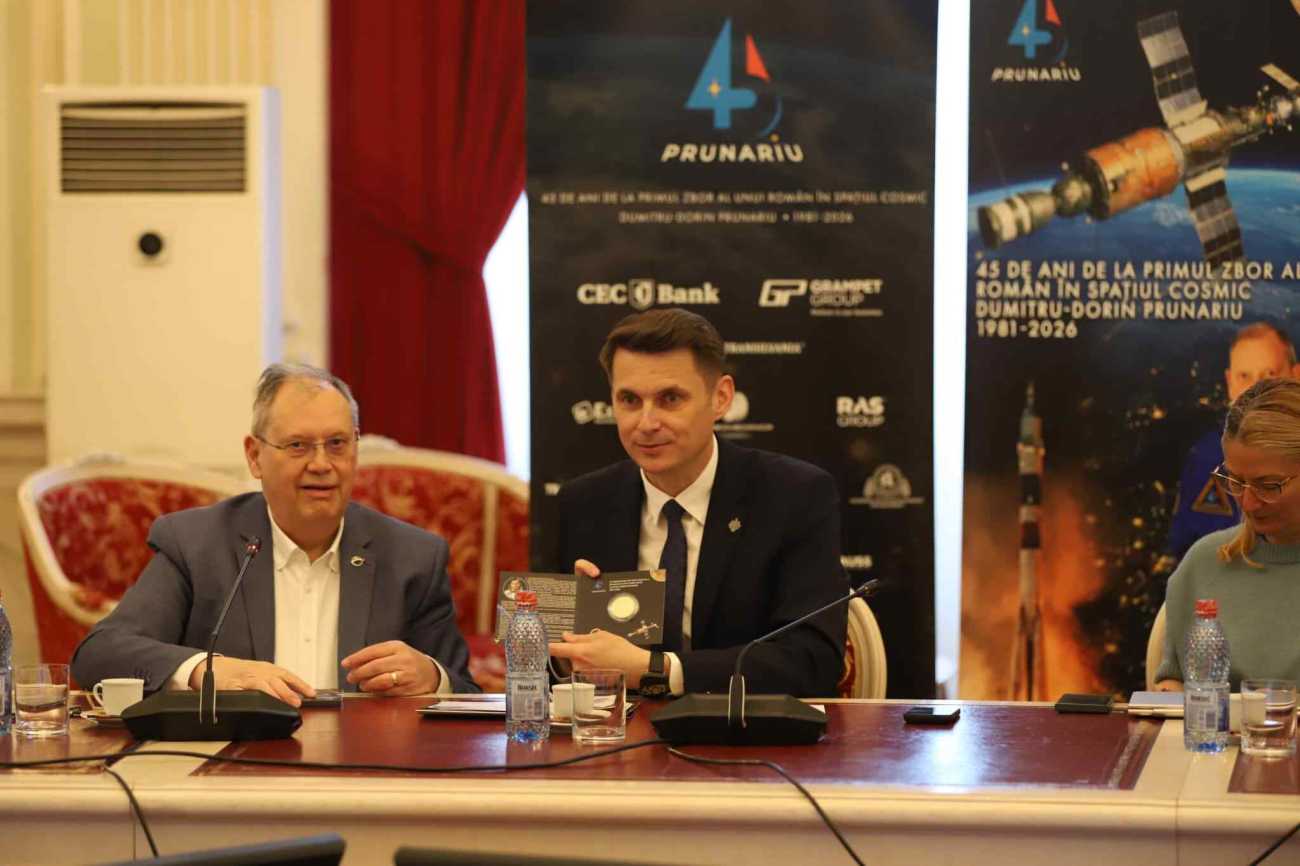 Dumitru Prunariu, singurul român care a zburat în Cosmos, aniversat în Senat după 45 de ani de la misiunea Soyuz 40