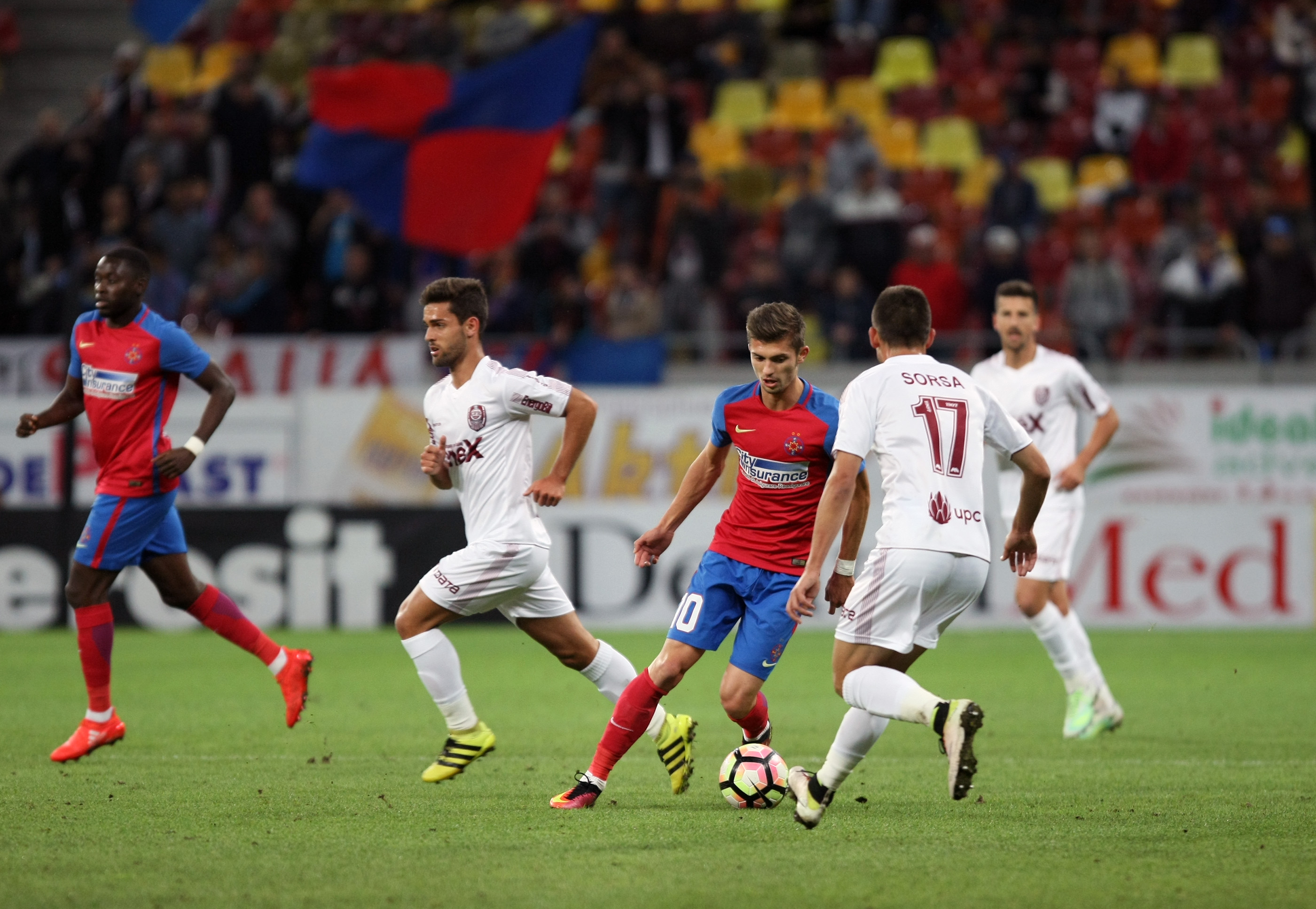 Liga 1. Steaua - CFR Cluj 1-2. Între reușitele lui Bud, după faze-șnur, a egalat Tănase! Primul succes în Capitală din 1948 încoace