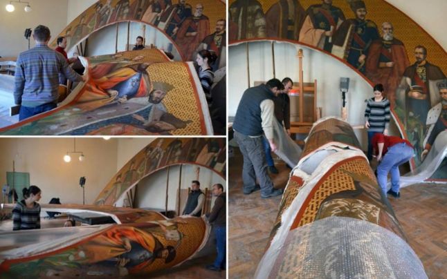REPORTAJ: Istoria frumoasă, dar tristă a Sălii Unirii din Alba Iulia: de Centenar, închisă pentru restaurare