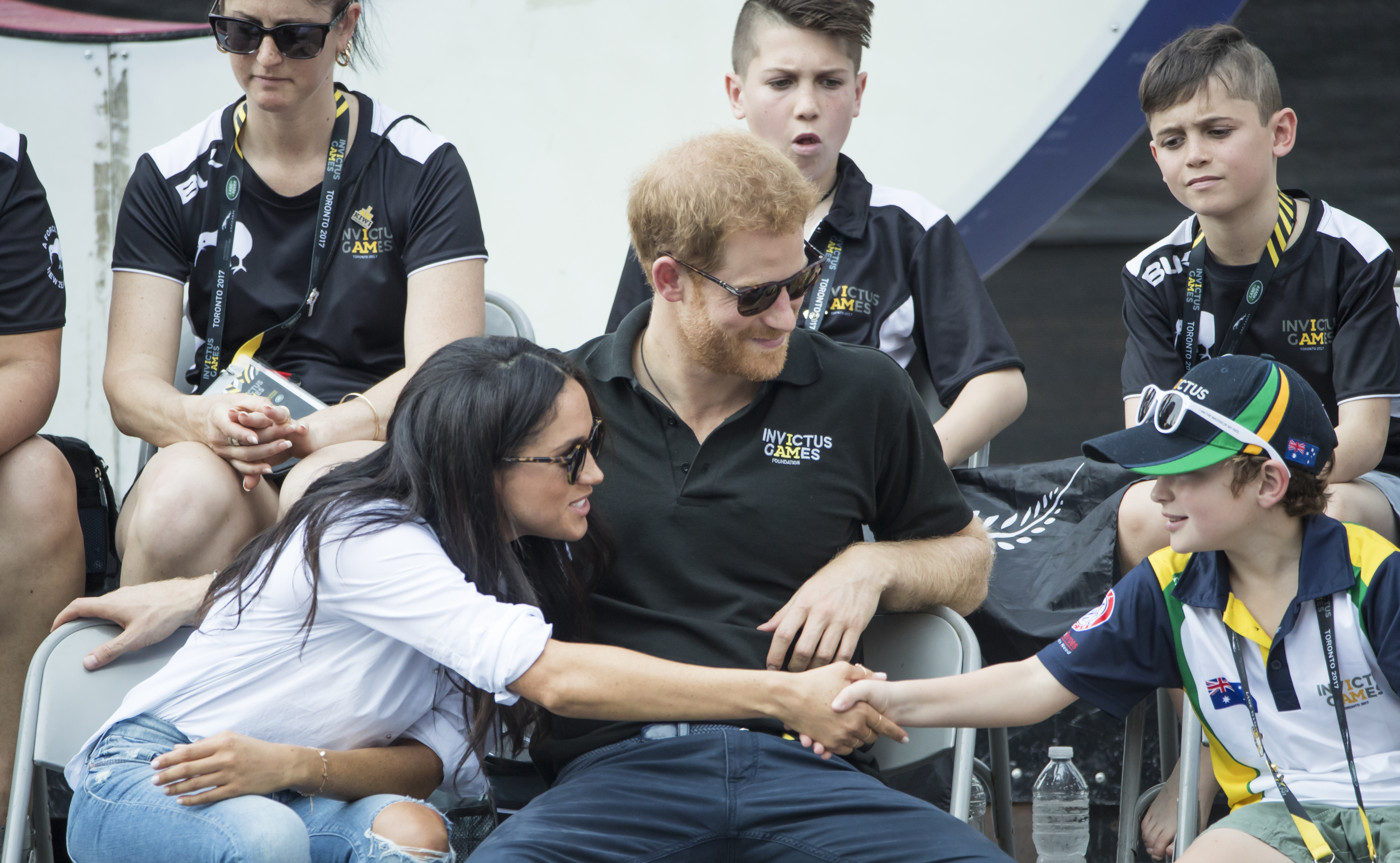 FOTO| Prințul Harry și Meghan Markle, prima apariție publică oficială