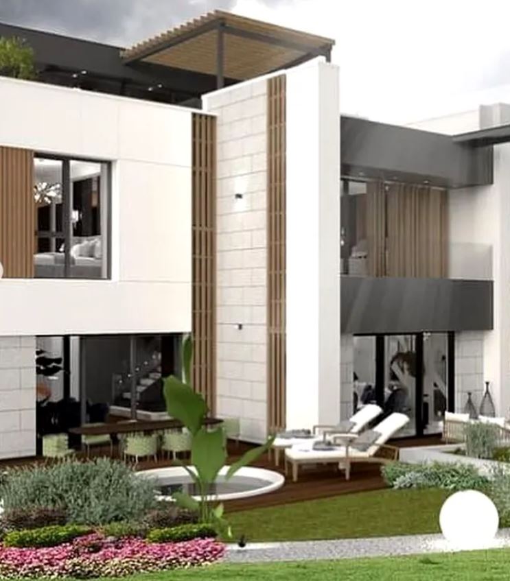 Imagini cu casa în care locuiește Vlăduța Lupău. Mobila a fost făcută la comandă și s-au folosit materiale de lux