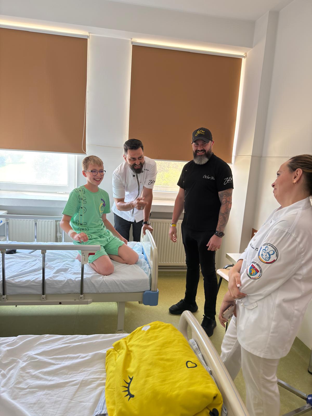 Gestul făcut de Chef Orlando Zaharia pentru copiii de la Spitalul de Pediatrie din Pitești. „A fost o onoare”