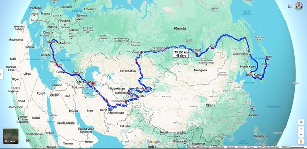 34.000 de kilometri pe motocicletă, din România până în Coreea de Sud și Japonia. Aventura vieții pentru un maestru în taekwondo trecut de 50 de ani