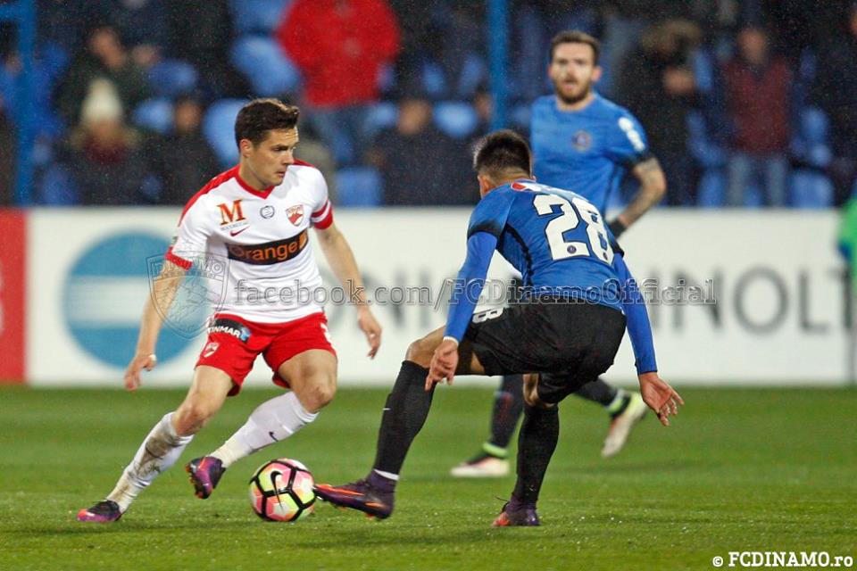 Liga 1, play-off, prima etapă: FC Viitorul - Dinamo Bucureşti 0-0. Reacţia lui Contra / VIDEO