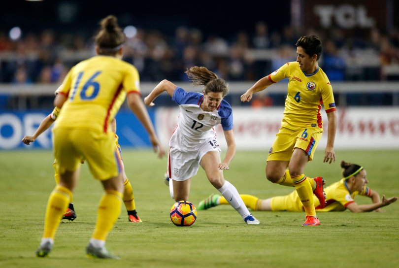 Fotbal feminin. Campioana mondială SUA a distrus România, în amicalul de lux de la San Jose | VIDEO