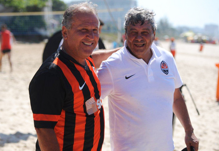 Lucescu, ÎN CHILOȚI, la plajă! Întâlnire cu un campion mondial / FOTO&VIDEO