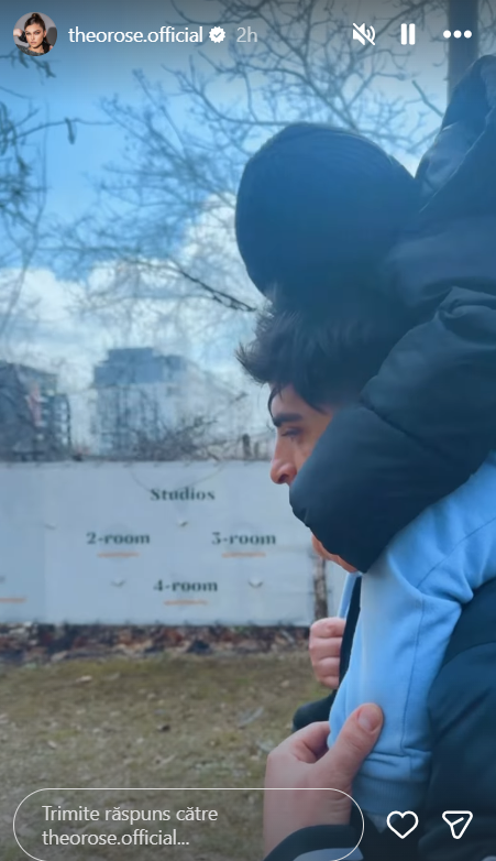 Imagine rară cu fiul lui Theo Rose și fratele artistei. Cum a fost surprins Sasha alături de familie