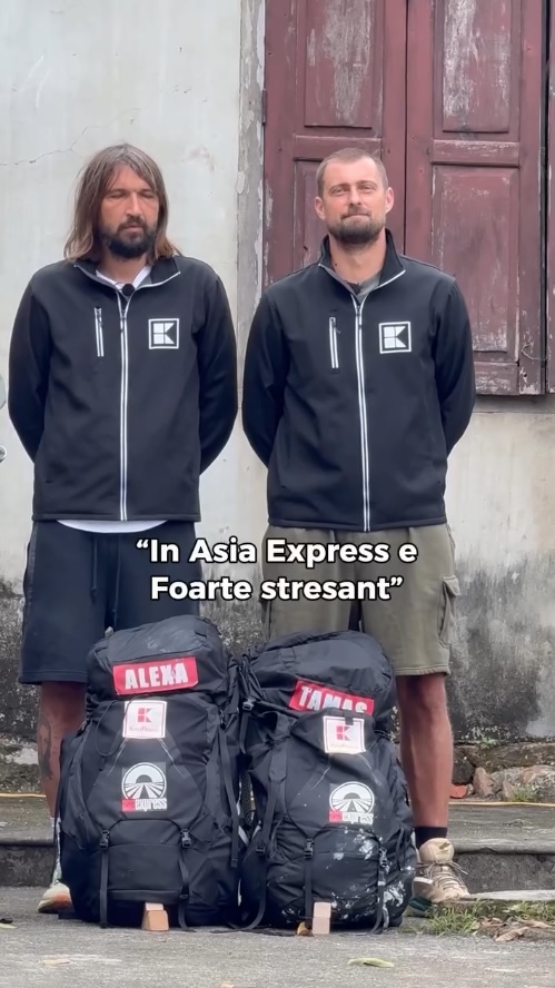 Imagini noi cu concurenții de la Asia Express 2025 în competiție. În timp ce Dan Alexa e serios, lui Gabi Tamaș îi arde de glume și dans