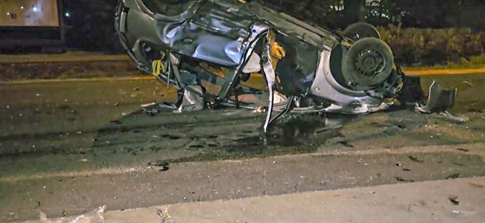 Hírhedt banda tarolta le Sallai Nóra autóját - Az ütközés után többen elmenekültek a baleset helyszínéről