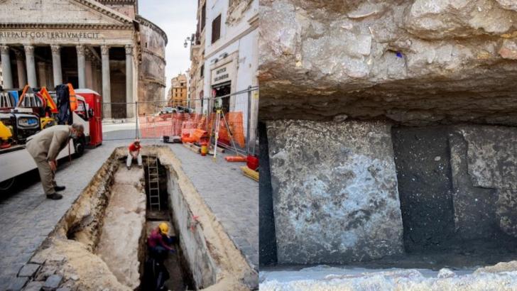 Descoperire uluitoare a arheologilor lângă Pantheonul din Roma. Are 2.000 de ani