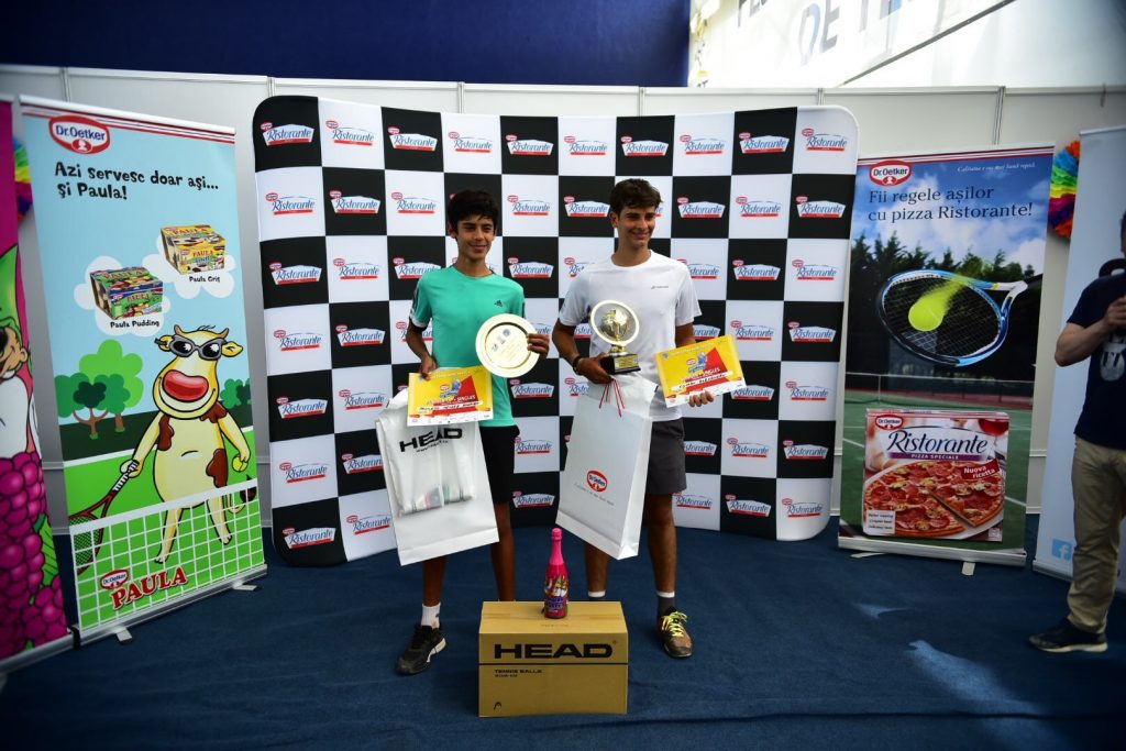 Maria Popa și Alexandru Coman, câștigători ai celei de opta ediții a Dr. Oetker Junior Trophy la tenis. Poveste specială a câștigătorului trofeului „Florența Mihai”