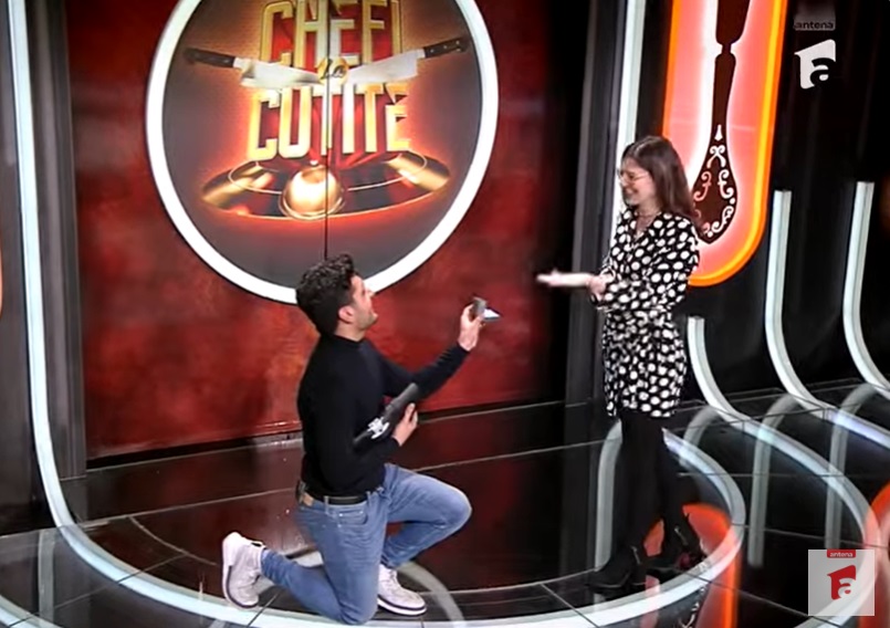 Cerere în căsătorie la „Chefi la cuțite”. Jurații au fost complicii concurentului: „Ești sigur că vrei să faci asta?”