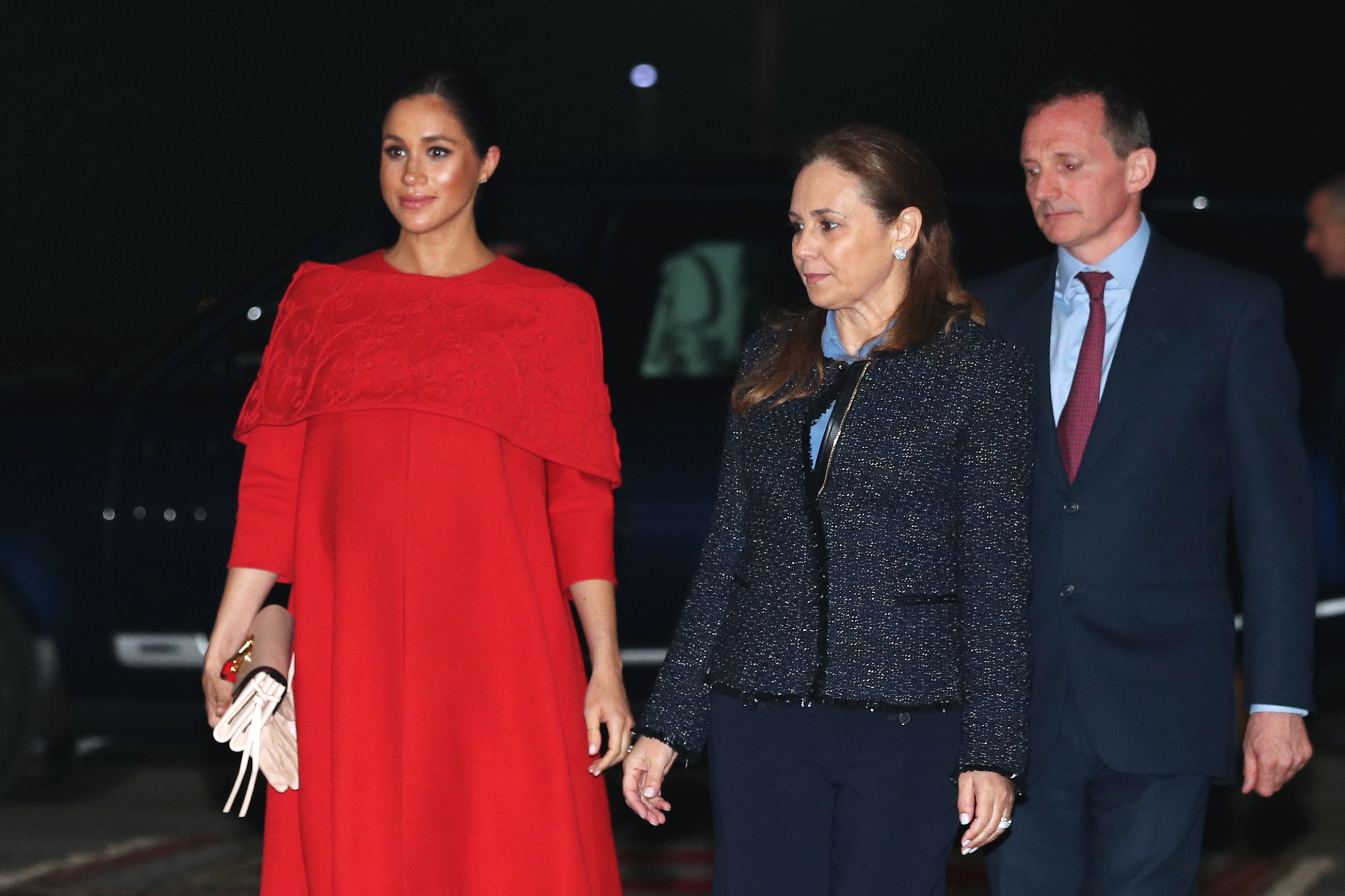 FOTO | Meghan Markle, la ultima vizită oficială din străinătate, înainte să nască. Ducii de Sussex sunt în Maroc