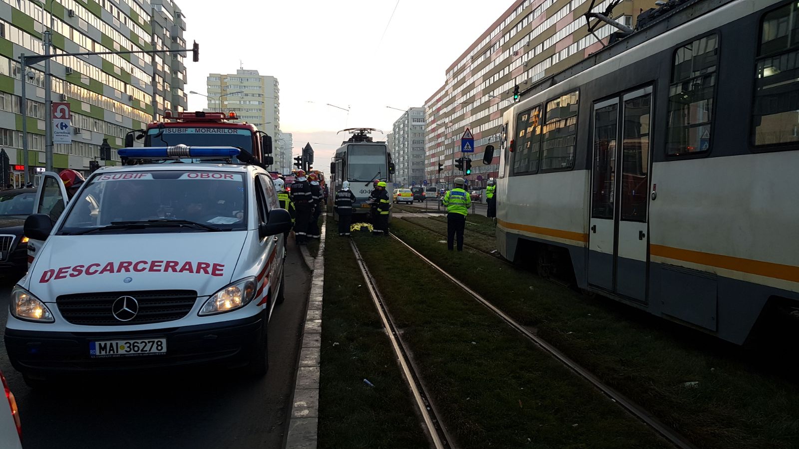 Femeie lovită mortal de tramvai pe Șoseaua Pantelimon din București