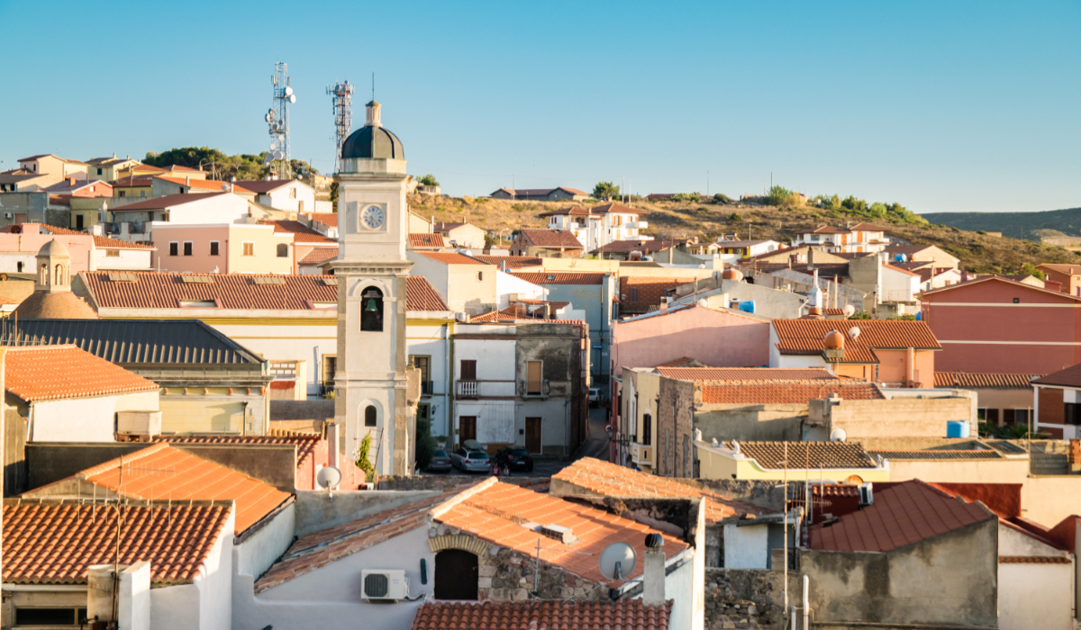 Satul Carloforte din Sardinia, Italia
