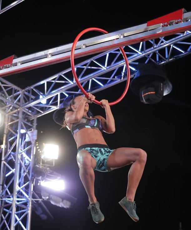 FOTO| Ilka Kis este prima femeie care a apăsat butonul roșu la Ninja Warrior România