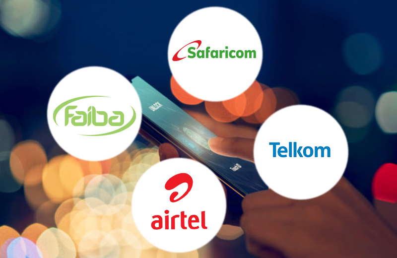 Top 5 networks in Kenya where people spend the most time on calls