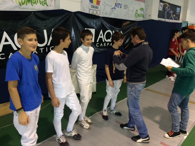 FOTO / Steaua a câștigat CN de floretă speranțe, proba masculină pe echipe