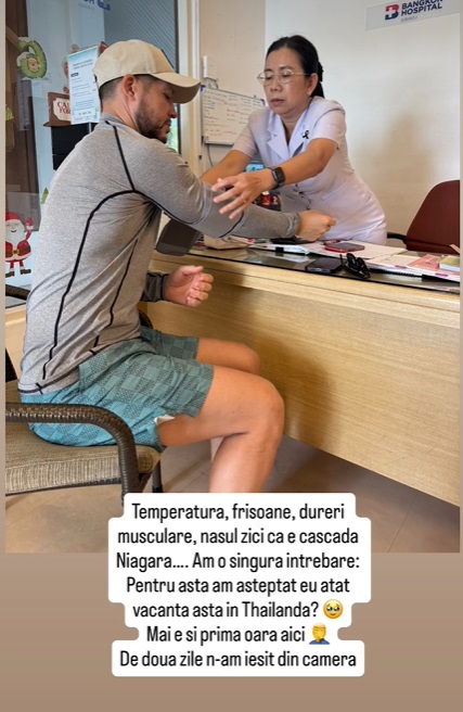 Ce a pățit Jorge în vacanța în Thailanda: „Mai e și prima oară aici. Două zile nu am ieșit din cameră”