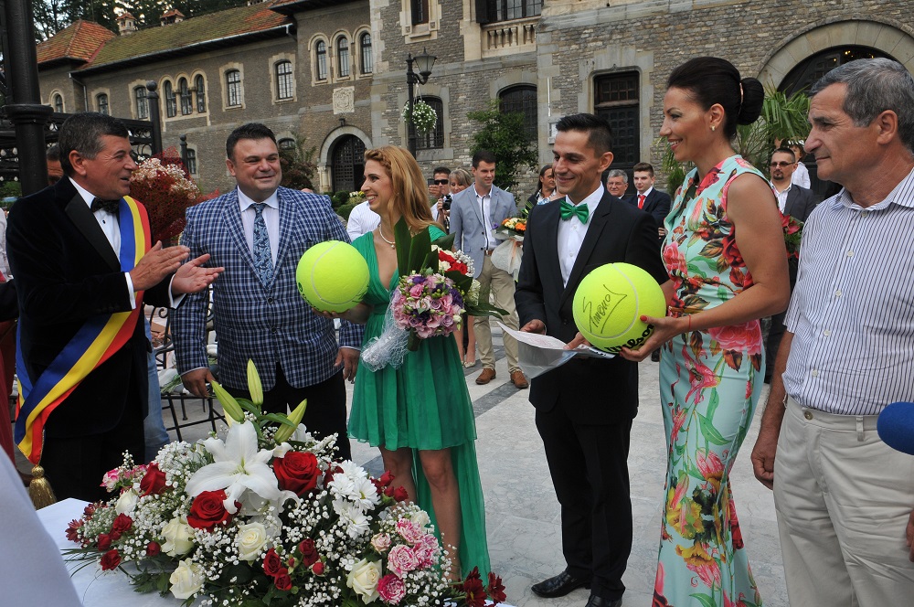 GALERIE FOTO / Alina Dumitru s-a căsătorit. Halep i-a făcut o surpriză  