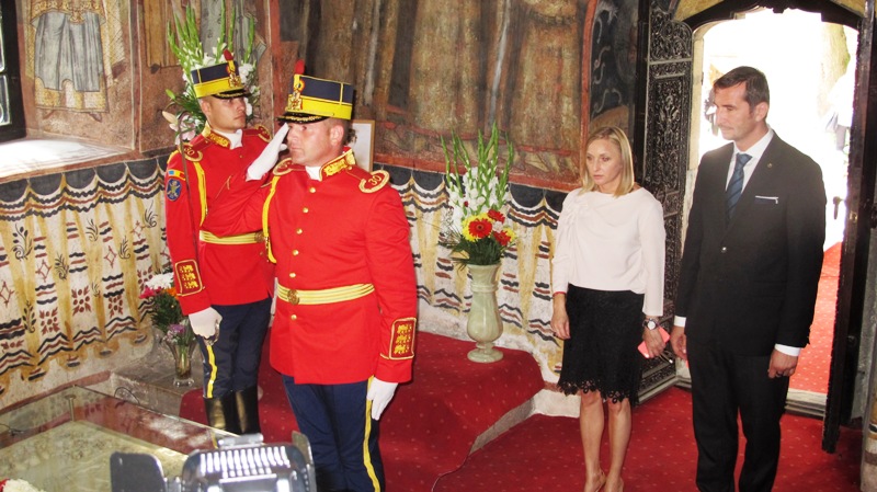 FOTO / Campionii României l-au omagiat pe George Gh. Bibescu, primul nostru reprezentant la CIO