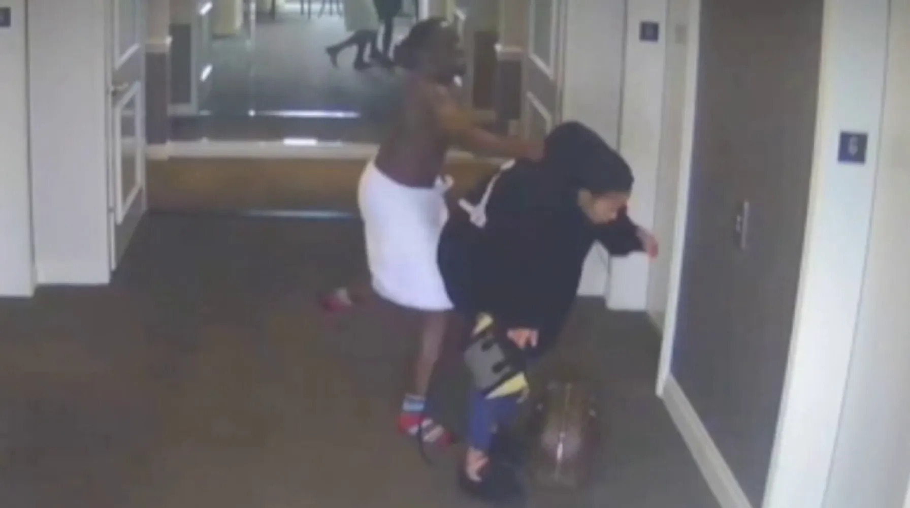 Newly released hotel video by CNN shows Diddy allegedly assaulting ex-girlfriend Cassie Ventura