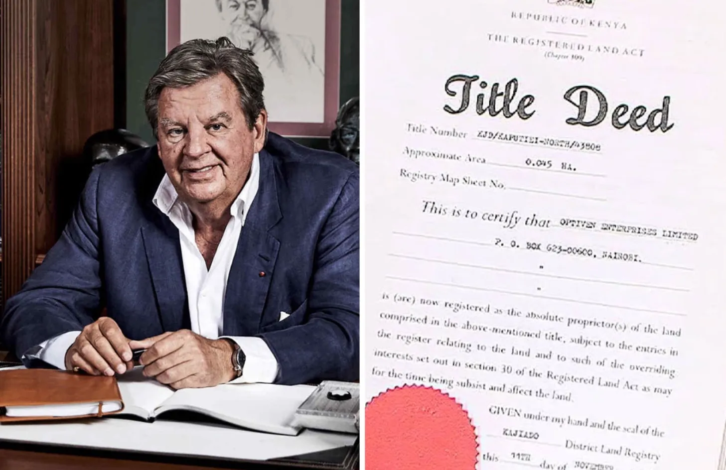 Billionaire Johann Rupert's quiet land reform effort has given 24,000 South Africans title deeds to their homes