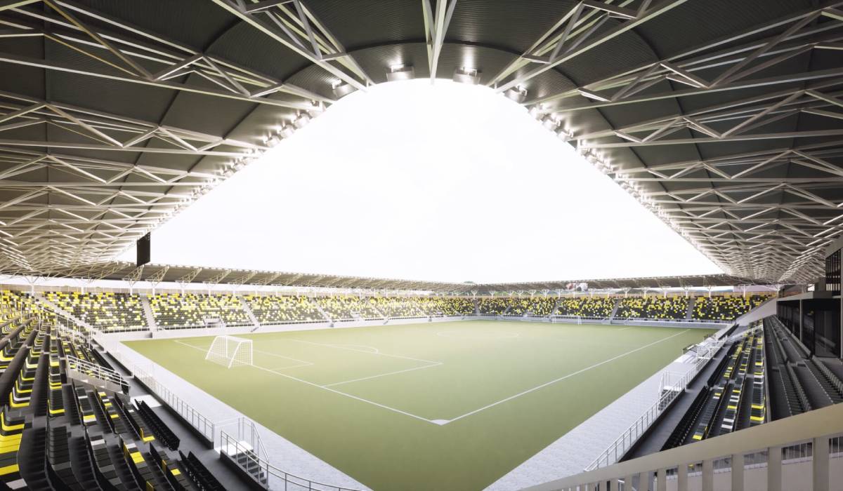 Cine construiește stadionul de 100 de milioane de lei din Brașov, cu o capacitate de 9.716 locuri